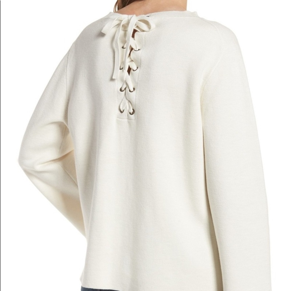 Madewell Tie Back Pullover Sweater